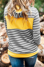 Load image into Gallery viewer, Back To Vacation Striped Sweatshirt
