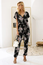 Load image into Gallery viewer, Boho Floral Print Jumpsuit
