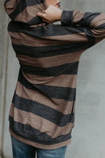 Load image into Gallery viewer, Branson Striped Pocketed Hoodie
