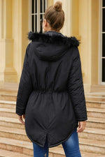 Load image into Gallery viewer, Anteroposterior Asymmetry Cotton Hooded Coat
