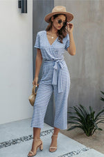 Load image into Gallery viewer, Nice Day Striped Jumpsuit
