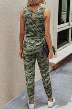 Load image into Gallery viewer, Camouflage Vest Jumpsuit
