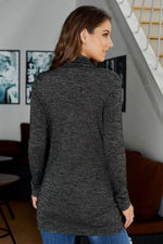 Load image into Gallery viewer, Zip Long Sleeve Sweater
