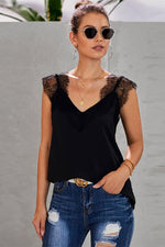 Load image into Gallery viewer, Wide Lace Halter Top
