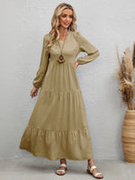 Load image into Gallery viewer, Swing Smock ROSE Solid Dress
