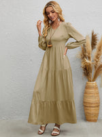 Load image into Gallery viewer, Swing Smock ROSE Solid Dress
