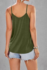 Load image into Gallery viewer, Solid Color Sling V-Neck Sleeveless Vest
