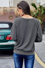 Load image into Gallery viewer, Basic Loose Round Neck Sweatshirt

