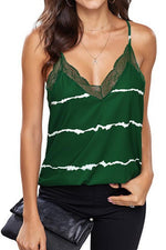 Load image into Gallery viewer, Slim Sleeveless V-Neck Lace Stitched Vest
