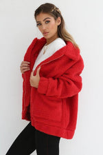 Load image into Gallery viewer, Fleece Faux Jacket
