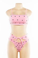 Load image into Gallery viewer, Front Knot High Waisted Bikini Set

