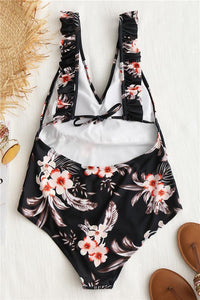 Choose Me Floral One-Piece Swimwear