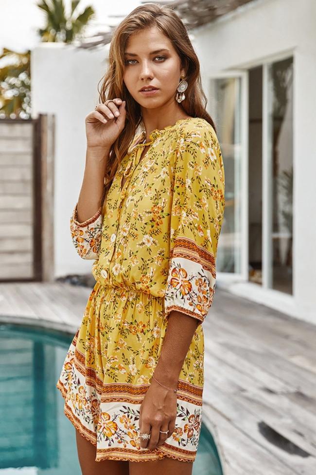 Make It Sweet Floral Romper