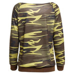 Load image into Gallery viewer, Camouflage Round Neck Loose Sweatshirt
