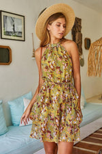 Load image into Gallery viewer, Princess Rio Stacked Floral Dress
