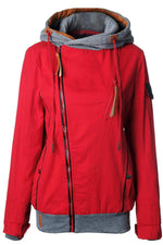 Load image into Gallery viewer, Drawstring Hooded Jacket
