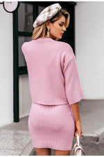 Load image into Gallery viewer, Sights 2 Pieces Sweater Dress
