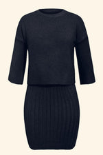 Load image into Gallery viewer, Sights 2 Pieces Sweater Dress
