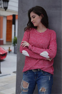 Shape Of The Heart Knit Pullover