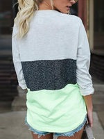 Load image into Gallery viewer, Spliced Casual Multi Color Sweatshirt
