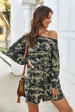 Load image into Gallery viewer, Camouflage Casual Romper
