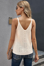 Load image into Gallery viewer, Knitting Hollowed Camisole
