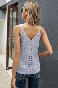 Knitting Hollowed Camisole
