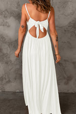 Load image into Gallery viewer, White Long Dress Lace Crochet Backless Maxi Dress
