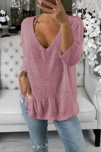 V-Neck Casual Sweater