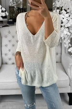 Load image into Gallery viewer, V-Neck Casual Sweater
