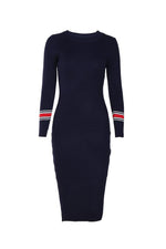 Load image into Gallery viewer, Long-Sleeved Knit Bodycon Dress
