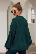 Load image into Gallery viewer, Lantern Sleeve Short Loose Sweater
