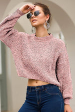 Load image into Gallery viewer, Long Sleeve Short Loose Sweater
