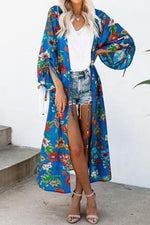 Load image into Gallery viewer, Floral Print Beach Cover Up
