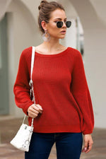 Load image into Gallery viewer, Solid Color Loose Long-Sleeved Sweater
