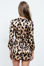 Load image into Gallery viewer, Chic Belt Leopard Blouse
