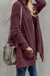 Medium Long Irregular Loose Sweater Coat