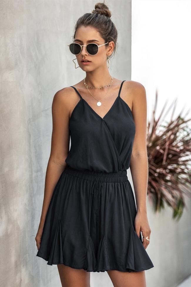 Pure And Noble V Neck Jumpsuit