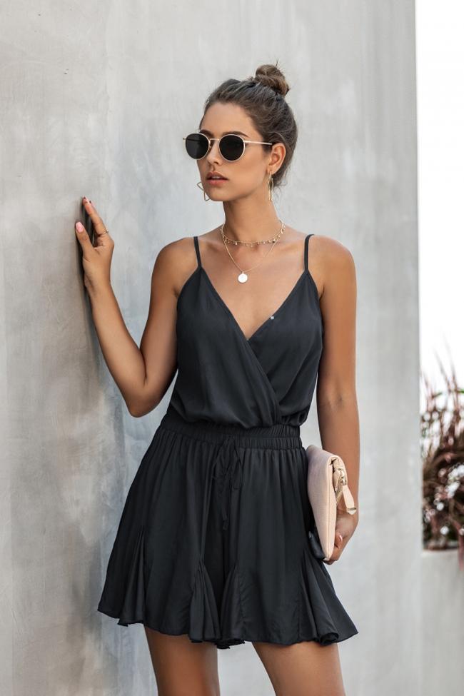 Pure And Noble V Neck Jumpsuit