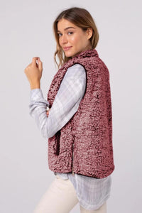 Zipper Waistcoat Can Be Worn On Both Sides