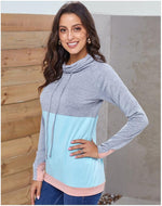 Load image into Gallery viewer, Patchwork Drawstrings Sweater
