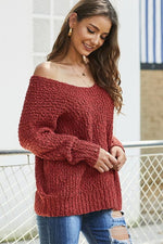 Load image into Gallery viewer, Rib Knitted Sweater
