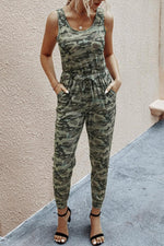 Load image into Gallery viewer, Camouflage Vest Jumpsuit
