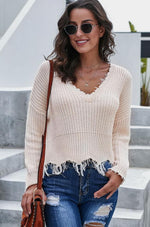 Load image into Gallery viewer, Plain Tassel Sweater
