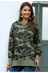 You Can't Look Back Camo Tunic