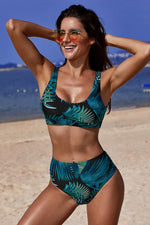 Load image into Gallery viewer, Tropical Leaves Bikini Set
