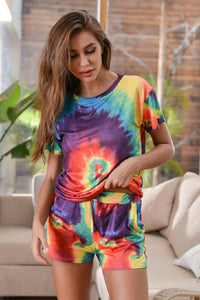 Tie Dye Casual Home Suit