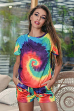Load image into Gallery viewer, Tie Dye Casual Home Suit
