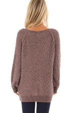 Load image into Gallery viewer, Rib Plain Sweater

