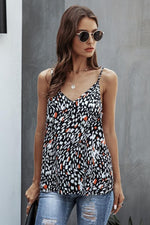 Load image into Gallery viewer, Leopard V-Neck Camisole
